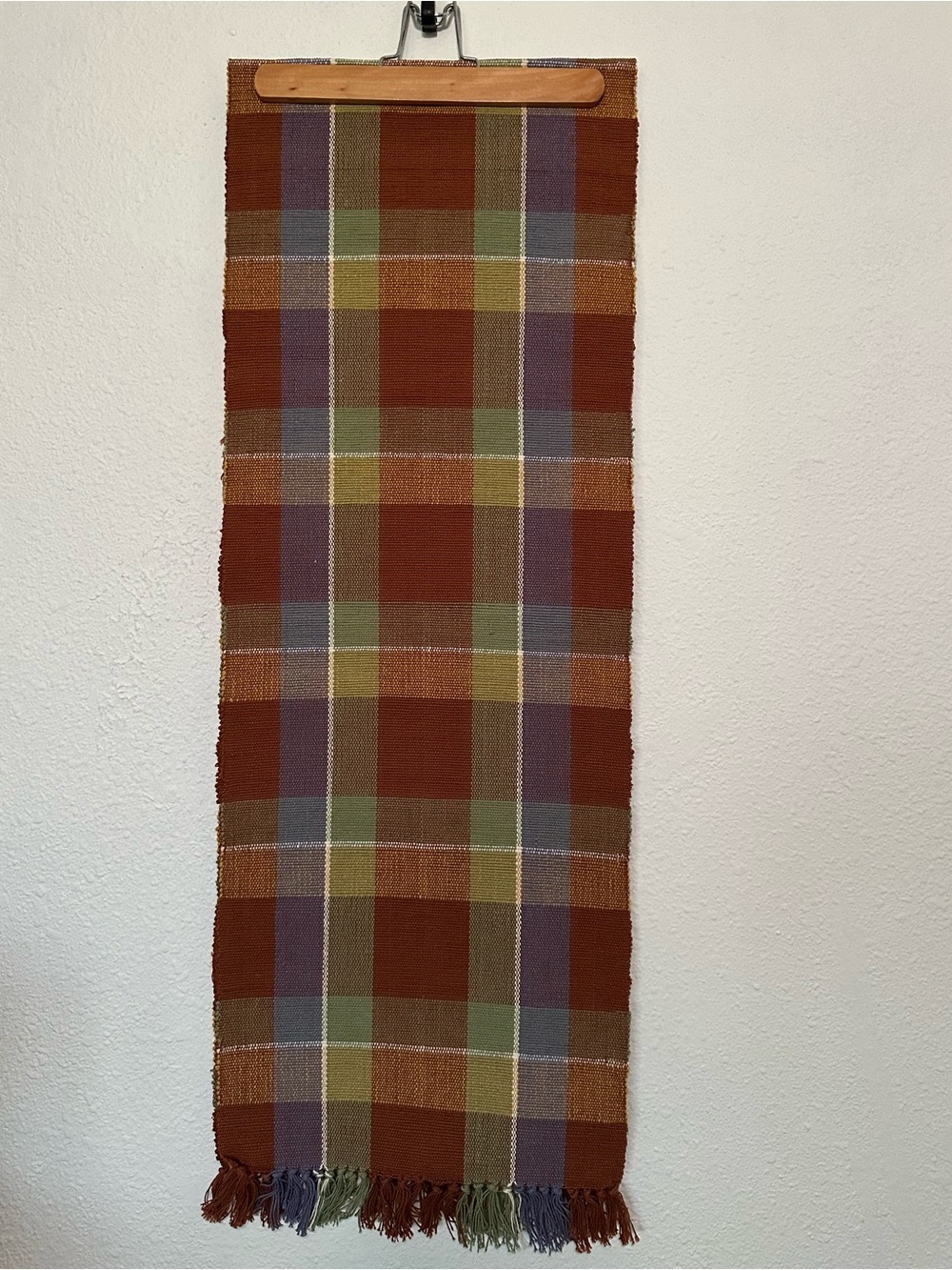 Fall Plaid Table Runner - Picture 1 of 2